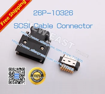 SAN-M SCSI-26Pin Replace 3M 10326 SCSI Cable Connector Servo drive connector Gold-plated SCSI connector
SAN-M SCSI-26Pin Replace 3M 10326 SCSI Cable Connector Servo drive connector Gold-plated SCSI connector