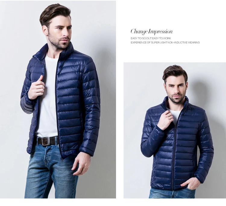 Aolamegs Men Winter Down Jacket Ultralight Thin White Duck Down Coat Solid Color Feather Jackets Male Windproof Warm Outwear 3XL (15)