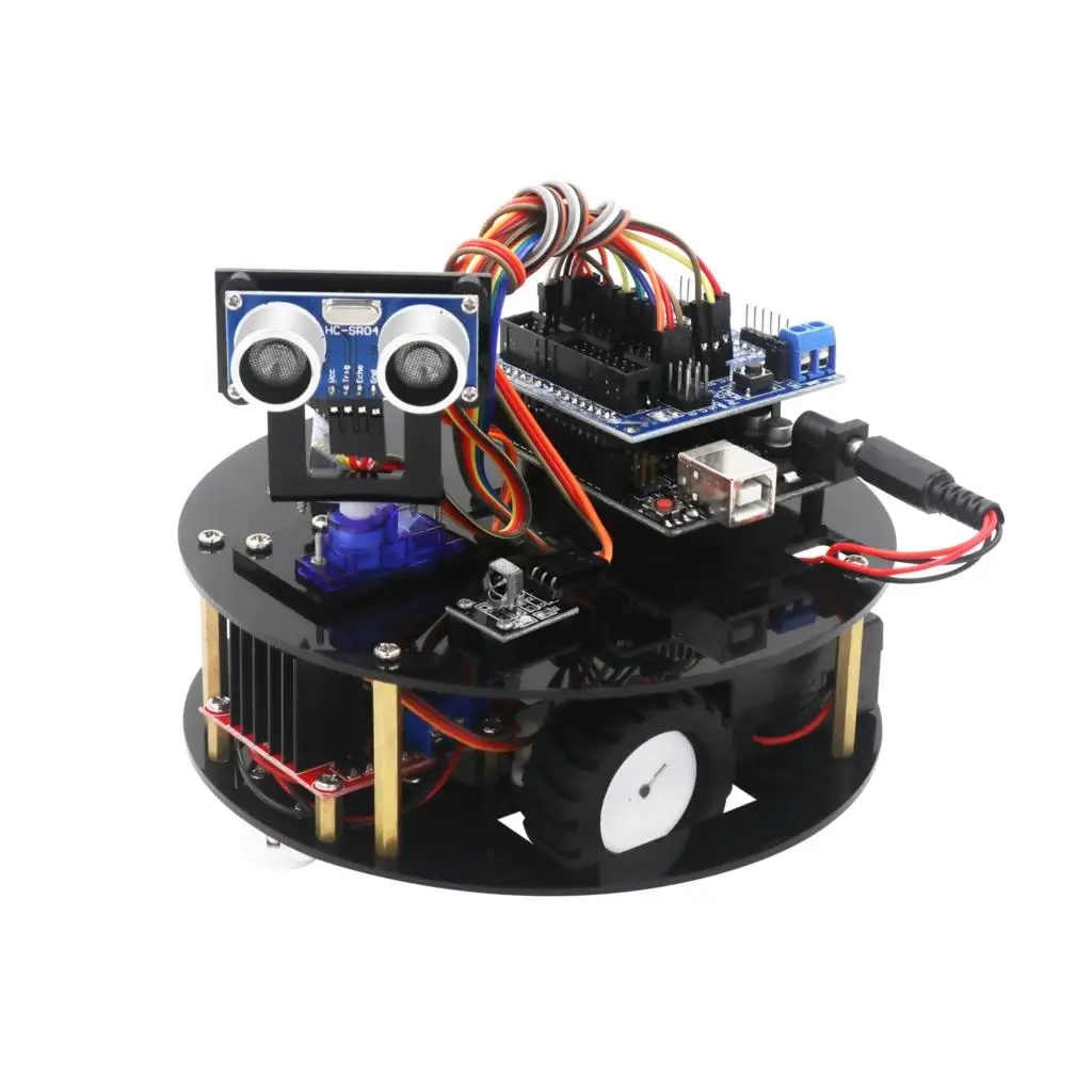 Умный автомобильный робот черепаха LAFVIN для Arduino набор сборки DIY с обучающим