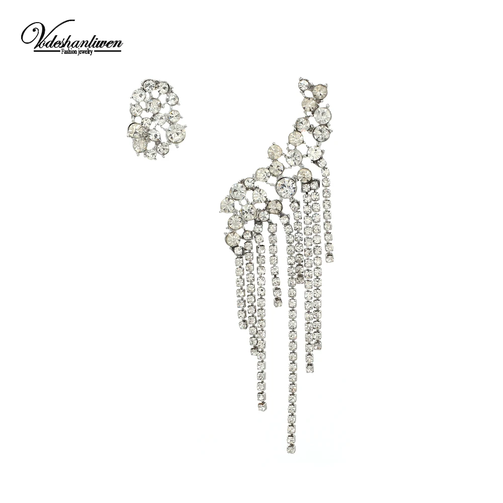 Vodeshanliwen ZA Rhinestone Tassel Long Earrings 2019 New Bohemia Irregular Vintage Dangle Earrings For Women wedding Jewelry
Vodeshanliwen ZA Rhinestone Tassel Long Earrings 2019 New Bohemia Irregular Vintage Dangle Earrings For Women wedding Jewelry