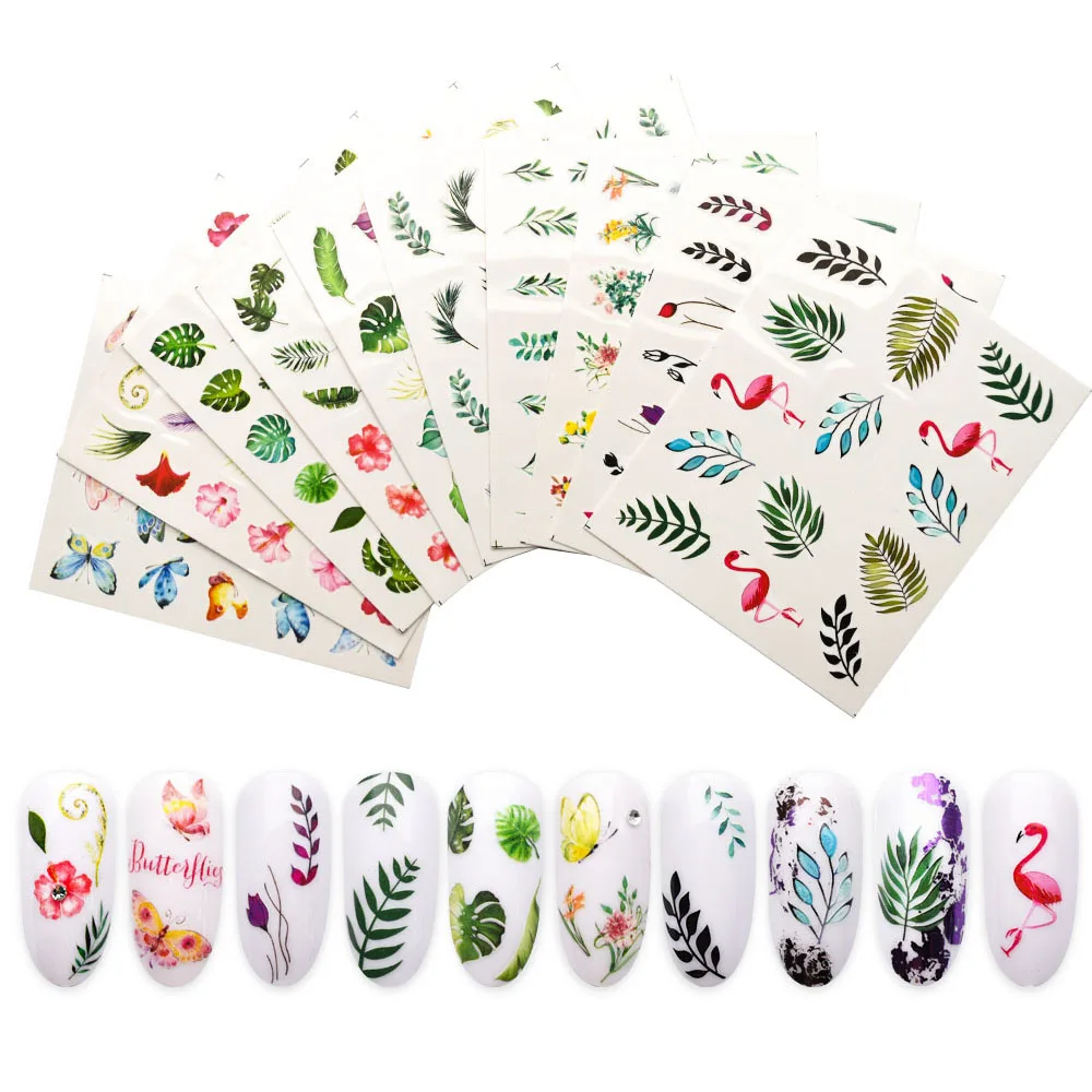 1pcs Water Nail Stickers Flower Leaf Tree Green Flamingo Simple Summer Decal Slider For Manicure Nail Art Watermark Tips ZJT4021
1pcs Water Nail Stickers Flower Leaf Tree Green Flamingo Simple Summer Decal Slider For Manicure Nail Art Watermark Tips ZJT4021