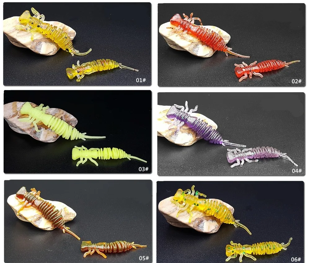 50pcs Size 4cm 5cm Dragonfly Soft Fishing Worm Lures Jigging Lure Fishing Baits Artifical Tackles Lure
50pcs Size 4cm 5cm Dragonfly Soft Fishing Worm Lures Jigging Lure Fishing Baits Artifical Tackles Lure