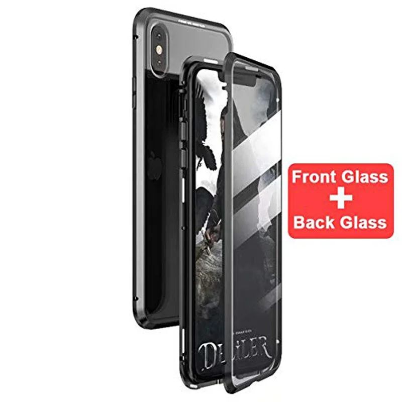 Double Side Tempered Glass Magnetic Full Cover Protective Phone Case for iPhone 6 7 8 7P 8P XR X XS Max
Double Side Tempered Glass Magnetic Full Cover Protective Phone Case for iPhone 6 7 8 7P 8P XR X XS Max