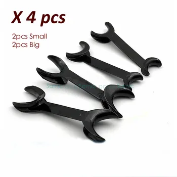 4Pcs Black Dental Double-headed T-Shape Intraoral Cheek Lip Retractor Opener Dental Mouth Checker
4Pcs Black Dental Double-headed T-Shape Intraoral Cheek Lip Retractor Opener Dental Mouth Checker
