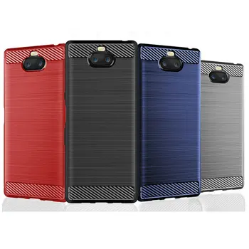 100pcs/lot Soft TPU Shockproof Rugged Brushed Carbon Fiber Case For Sony Xperia 10 Plus XA3 Ultra XZ1 Compact XA3 XZ1
100pcs/lot Soft TPU Shockproof Rugged Brushed Carbon Fiber Case For Sony Xperia 10 Plus XA3 Ultra XZ1 Compact XA3 XZ1