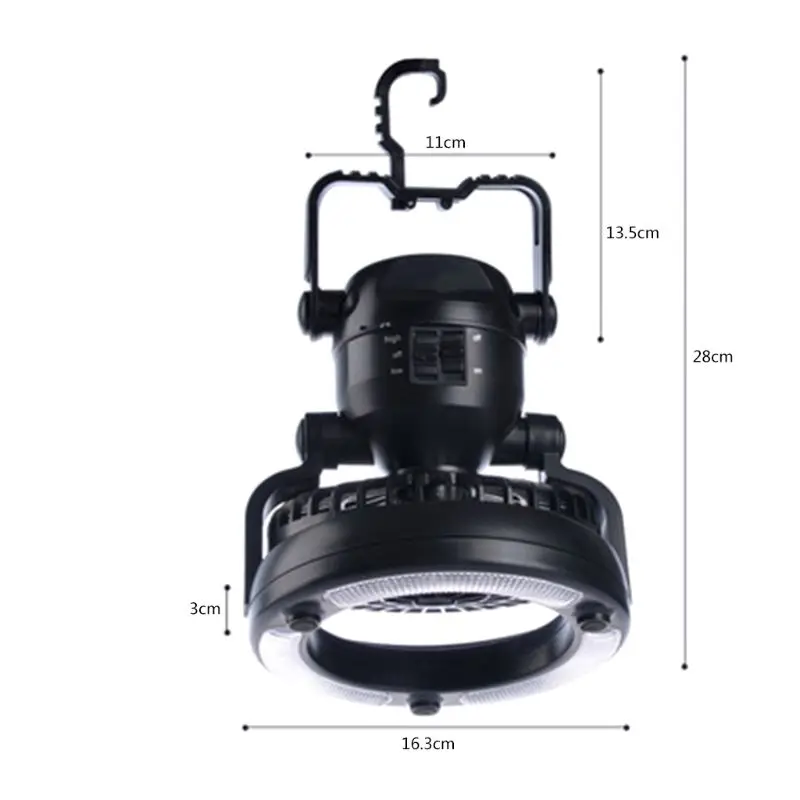 2Mode Portable Tent Light Fan LED Lamp Camping Lantern Hanging Flashlight Battery Operated Night Illumination For Outdoor
2Mode Portable Tent Light Fan LED Lamp Camping Lantern Hanging Flashlight Battery Operated Night Illumination For Outdoor