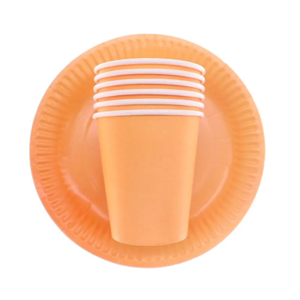 10pcs/lot disposable tableware Solid orange paper plate straw birthday Christmas wedding Decor Kids Baby Shower Party Supplies
10pcs/lot disposable tableware Solid orange paper plate straw birthday Christmas wedding Decor Kids Baby Shower Party Supplies