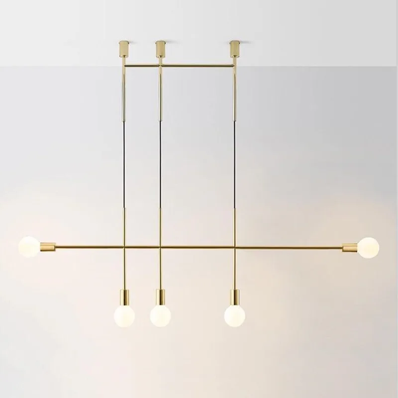 Gold Parlor Restaurant LED Chandeliers Bar Hanglamp Hall Bedroom Pendant Lamp Loft Deco Ceiling Luminaire Fixture Nordic Lamp
Gold Parlor Restaurant LED Chandeliers Bar Hanglamp Hall Bedroom Pendant Lamp Loft Deco Ceiling Luminaire Fixture Nordic Lamp
