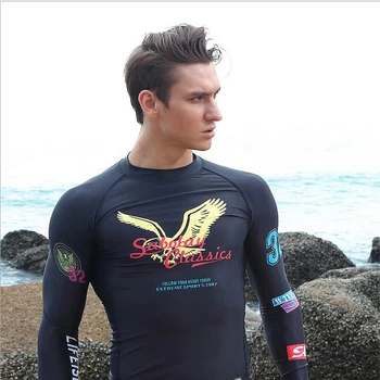 SABOLAY Male Long Sleeved Swim Suit For Men Rash Guard Sunscreen Prevent Jellyfish Quick-drying UV Protection Swimsuit
SABOLAY Male Long Sleeved Swim Suit For Men Rash Guard Sunscreen Prevent Jellyfish Quick-drying UV Protection Swimsuit