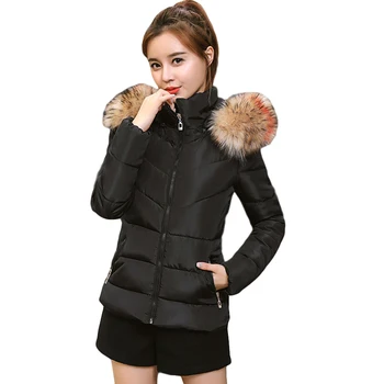 2018 New Fashion Autumn Winter Jacket Women Large Faux Fur Collar Hooded Down Cotton Coat Female Slim Warm Short Parkas CM447
2018 New Fashion Autumn Winter Jacket Women Large Faux Fur Collar Hooded Down Cotton Coat Female Slim Warm Short Parkas CM447