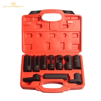 10PCS Oxygen Sensor Injector Removal Oil Pressure Sending Sleeve Socket Wrench Disassemble Tool Set
10PCS Oxygen Sensor Injector Removal Oil Pressure Sending Sleeve Socket Wrench Disassemble Tool Set