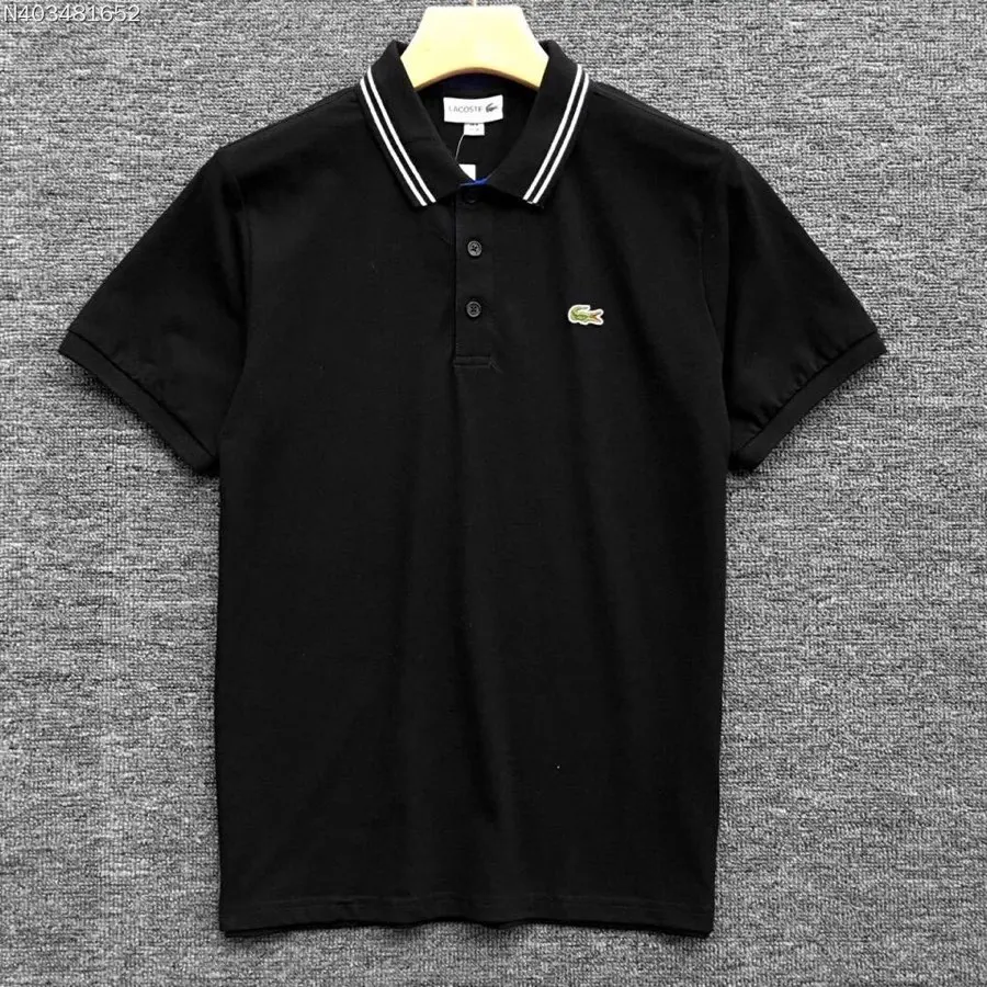 2019 Spring Summer New Men's Lapel Short-Sleeved T-Shirt 100% Cotton Fabric Simple Breathable Comfortable Men's Clothes
2019 Spring Summer New Men's Lapel Short-Sleeved T-Shirt 100% Cotton Fabric Simple Breathable Comfortable Men's Clothes