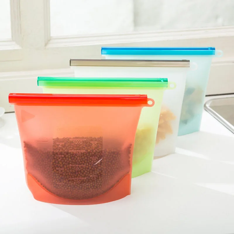 Silicone Fresh Bags Reusable Fridge Food Sealing Storage Food Fresh Containers Refrigerator Home Kitchen Organizer Gadget DE1717
Silicone Fresh Bags Reusable Fridge Food Sealing Storage Food Fresh Containers Refrigerator Home Kitchen Organizer Gadget DE1717