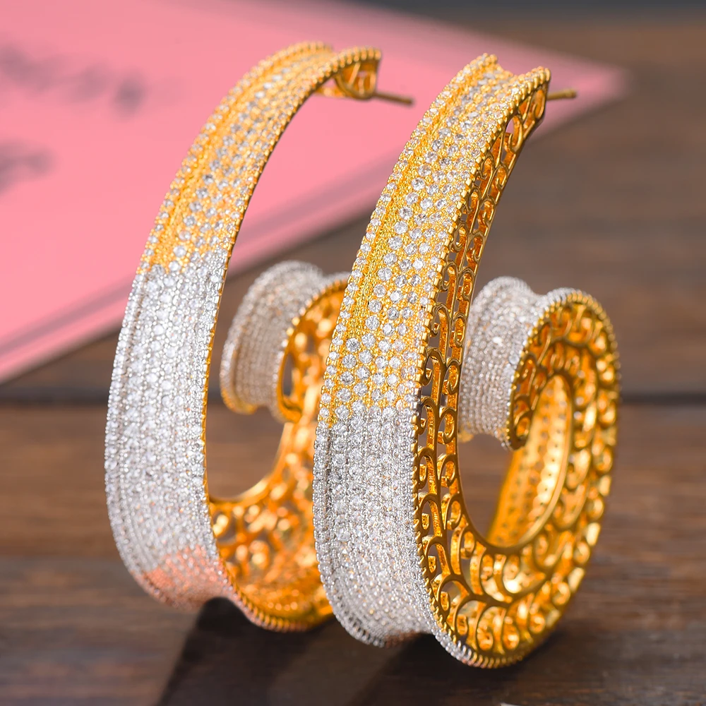 GODKI Luxury Conch Snails Cubic Zircon Statement Big Hoop Earrings For Women Wedding DUBAI Bridal Round Circle Hoop Earring 2019
GODKI Luxury Conch Snails Cubic Zircon Statement Big Hoop Earrings For Women Wedding DUBAI Bridal Round Circle Hoop Earring 2019