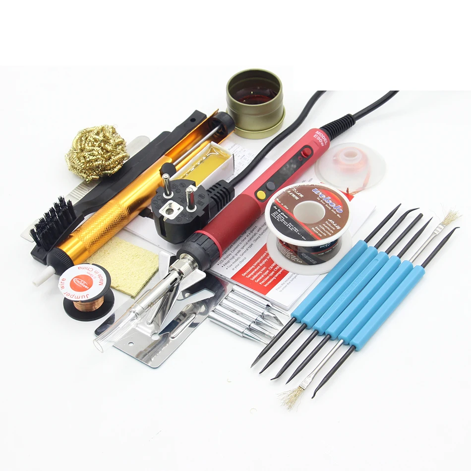 CXG E90WT Electric Soldering Iron AC110V 220V 90W rework soldering irons welding station 900M tips LCD digital upgrade E90W Kit
CXG E90WT Electric Soldering Iron AC110V 220V 90W rework soldering irons welding station 900M tips LCD digital upgrade E90W Kit