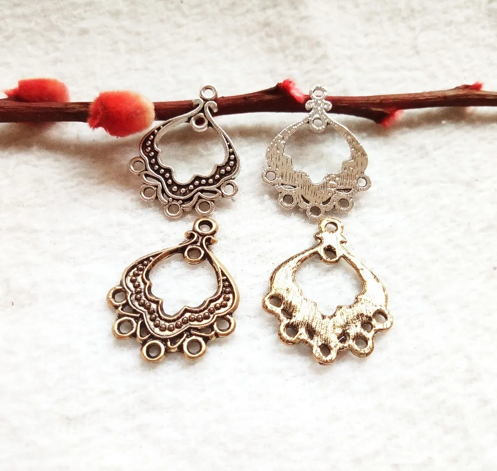Free shipping 8Pcs Size 31*22mm Antique Silver or gold Plant Filigree Earrings Connector Women's Jewelry Embellishments
Free shipping 8Pcs Size 31*22mm Antique Silver or gold Plant Filigree Earrings Connector Women's Jewelry Embellishments