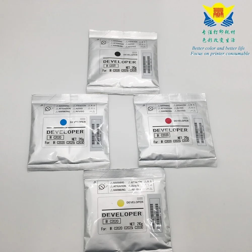 JIANYINGCHEN compatible color Developer powder For Canon IR C2020 C2025i C2030 C2220L C2225i C2230i (4bags/lot) 210g per bag
JIANYINGCHEN compatible color Developer powder For Canon IR C2020 C2025i C2030 C2220L C2225i C2230i (4bags/lot) 210g per bag