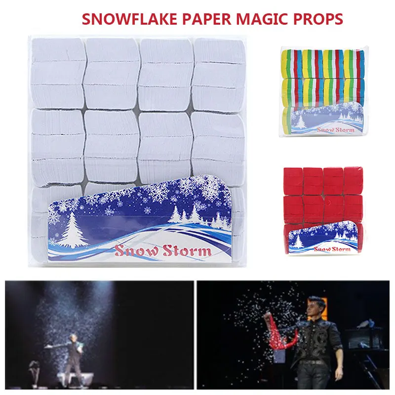 Snowflakes Snow Paper Magic Tricks Paper Gift Gimmick Practice Finger Snowstorm 12pcs Magic Accessories Performance Tricks Toy
Snowflakes Snow Paper Magic Tricks Paper Gift Gimmick Practice Finger Snowstorm 12pcs Magic Accessories Performance Tricks Toy