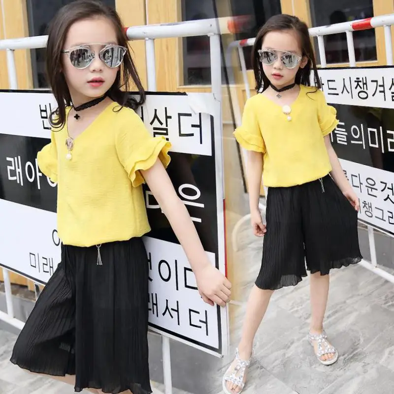 2017 Teenage Girls Clothing Sets Fashion Style Sports Suit Sets For Girl Kids Blouses + Pant Clothing Sets Children Clothes Wear 
2017 Teenage Girls Clothing Sets Fashion Style Sports Suit Sets For Girl Kids Blouses + Pant Clothing Sets Children Clothes Wear