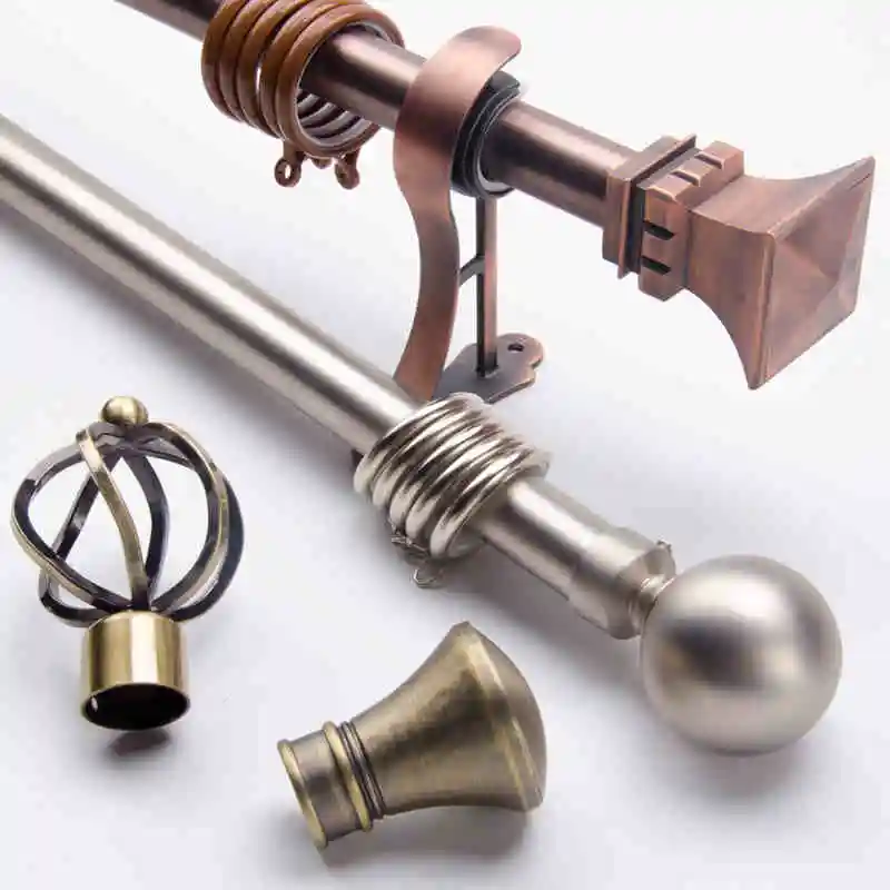 Three Colors Modern Fashionable Non-magnetic Stainless Steel Single Double Rome Curtain Rod Mute Curtain Accessories
Three Colors Modern Fashionable Non-magnetic Stainless Steel Single Double Rome Curtain Rod Mute Curtain Accessories