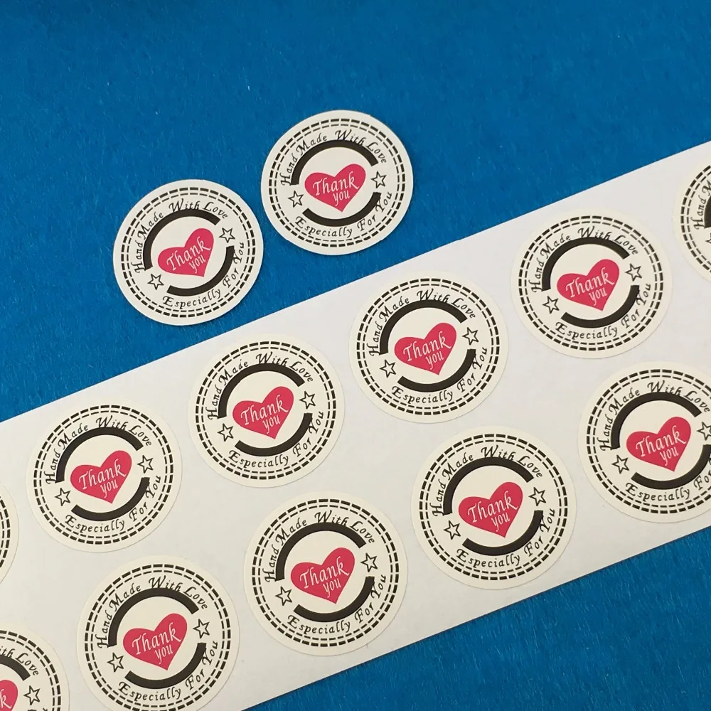 300PCS/Lot 3cm Printed Big heart"THANK YOU"Sticker Labels paper Adhesive Labels sealing Stickers packaging For Jewelry/Box/gift
300PCS/Lot 3cm Printed Big heart"THANK YOU"Sticker Labels paper Adhesive Labels sealing Stickers packaging For Jewelry/Box/gift