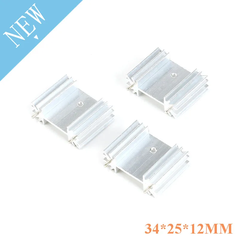 5 pcs Heatsink Radiator Cooling Fin Heat Sink Aluminum Cooler for IC Chip LED with pin 34*25*12mm 34X25X12mm
5 pcs Heatsink Radiator Cooling Fin Heat Sink Aluminum Cooler for IC Chip LED with pin 34*25*12mm 34X25X12mm
