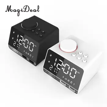 LED Alarm Clock with FM Radio wireless Bluetooth Speaker Support Aux TF USB Music Player Wireless for Office Bedroom EU Plug
LED Alarm Clock with FM Radio wireless Bluetooth Speaker Support Aux TF USB Music Player Wireless for Office Bedroom EU Plug