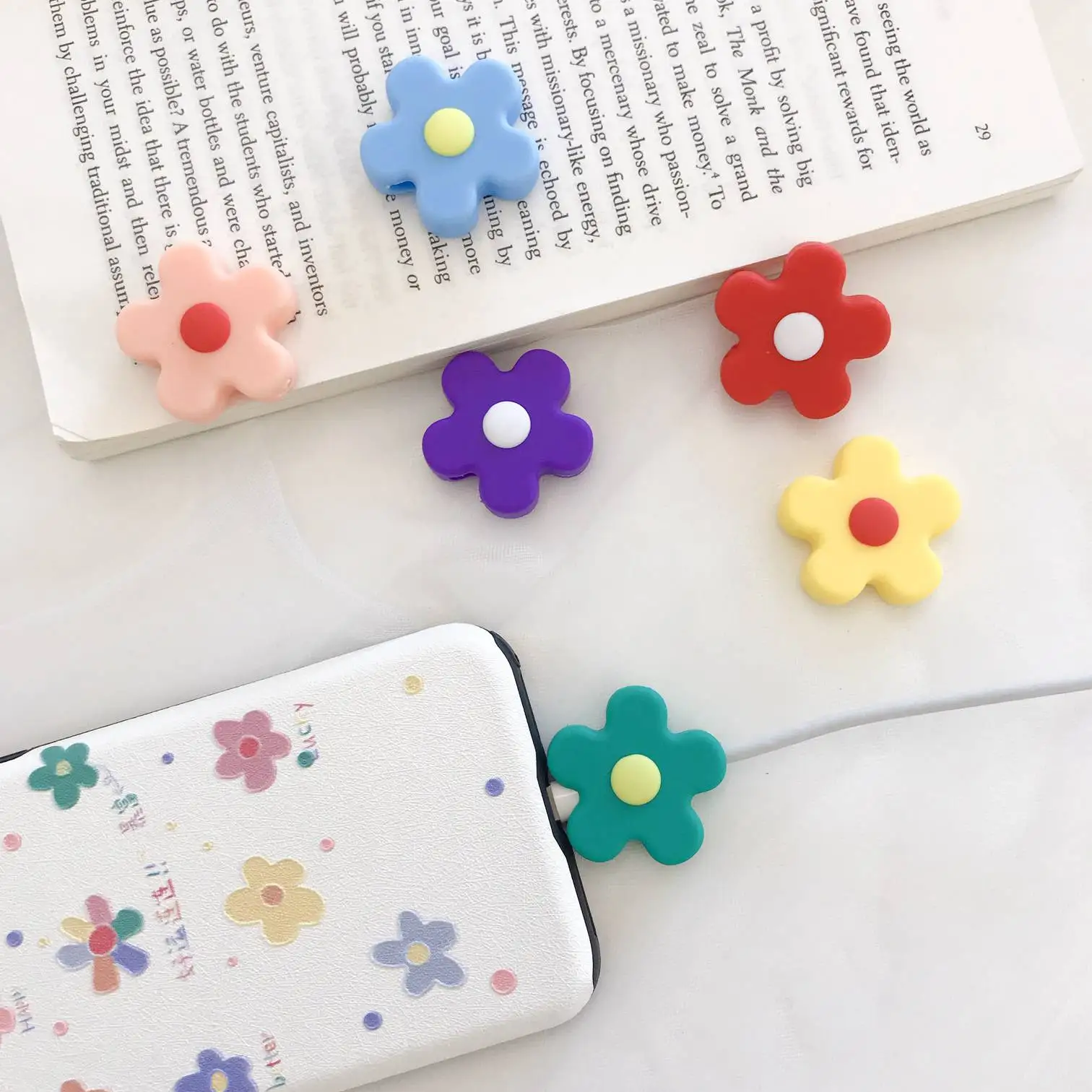 1PCS flower Pattern USB Cable Earphone headphones line Universal Protector For iPhone Cable charging line data cable protection
1PCS flower Pattern USB Cable Earphone headphones line Universal Protector For iPhone Cable charging line data cable protection