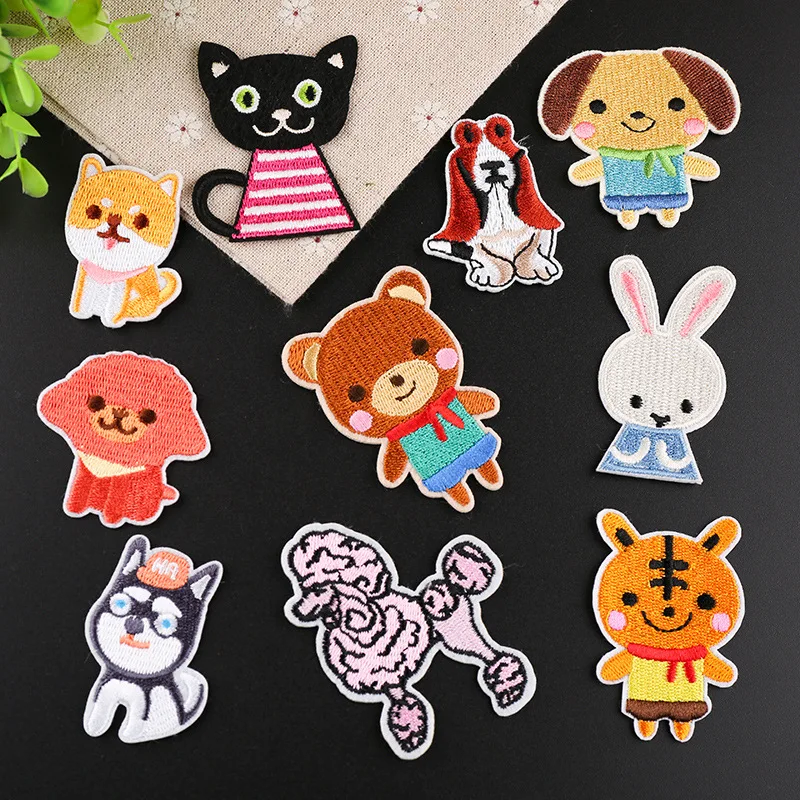 PGY 1PCS Animal Black cat Tiger Little bear Patch Iron Badge Patches Embroidered Akita dog Patch Clothes Stickers Free distribu
PGY 1PCS Animal Black cat Tiger Little bear Patch Iron Badge Patches Embroidered Akita dog Patch Clothes Stickers Free distribu