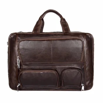 100% Genuine Vintage Leather Men's Briefcase Laptop Bag Big Size Hand Business Bag Coffee # 7289C
100% Genuine Vintage Leather Men's Briefcase Laptop Bag Big Size Hand Business Bag Coffee # 7289C