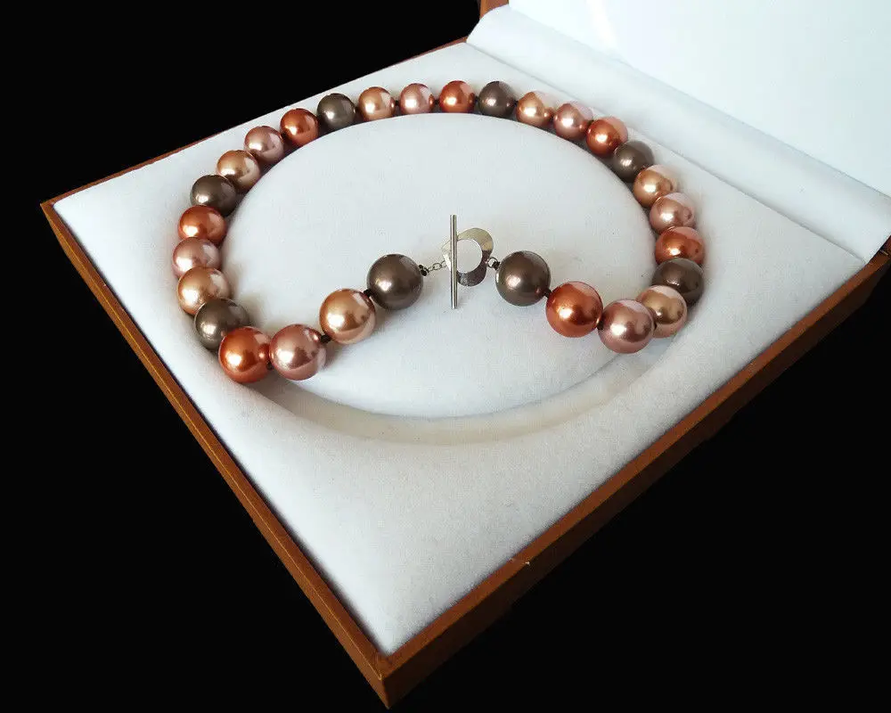Women Gift word Love Free shipping Rare Huge 12mm Genuine South Sea Blend color Shell Pearl Necklace Heart Clasp 18''
Women Gift word Love Free shipping Rare Huge 12mm Genuine South Sea Blend color Shell Pearl Necklace Heart Clasp 18''