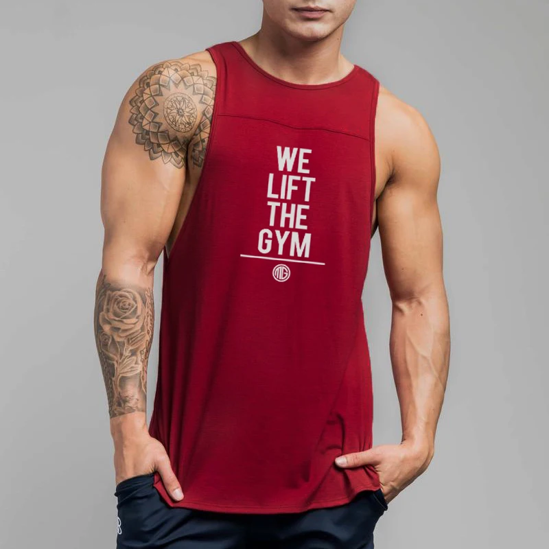 GODSRAGE Deus Vult Limitiert Fitnessbekleidung Stringer Top Und T-Shirt Muskelshirt Training Sport Bodybuilding