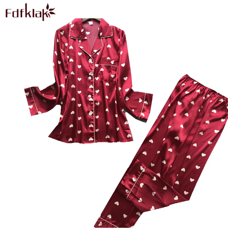 Spring autumn pajamas for women long sleeve silk sleepwear set printing women's pijama satin night wear pijamas pyjama femme
Spring autumn pajamas for women long sleeve silk sleepwear set printing women's pijama satin night wear pijamas pyjama femme