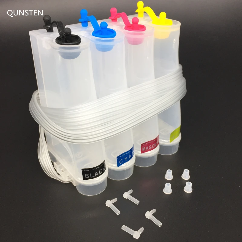 4 Color 85ML PP Material Normal DIY CISS Ink System Outer Ink Tank Universal CISS For Epson Canon HP Brother Inkjet Printer
4 Color 85ML PP Material Normal DIY CISS Ink System Outer Ink Tank Universal CISS For Epson Canon HP Brother Inkjet Printer