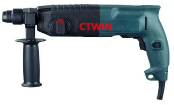 Rotary Hammer 780W With Max Drilling Diameter 24mm And No-load Speed 0-1300r/min With SDS PLUS 50/60HZ Household Tool Set. 
Rotary Hammer 780W With Max Drilling Diameter 24mm And No-load Speed 0-1300r/min With SDS PLUS 50/60HZ Household Tool Set.