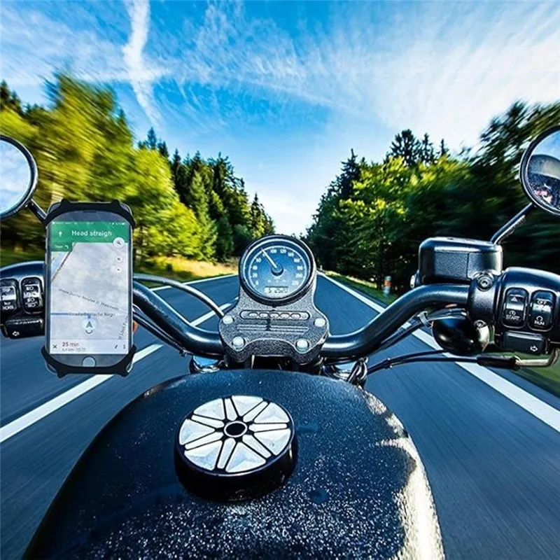 1PC Universal Bicycle Phone Holder for 4 - 6.3 Inch Phone Non-slip Silicone Straps Bicycle Motorcycles Holder Stand Easy Install
1PC Universal Bicycle Phone Holder for 4 - 6.3 Inch Phone Non-slip Silicone Straps Bicycle Motorcycles Holder Stand Easy Install