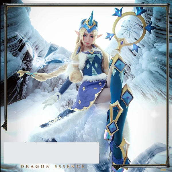 LOL New Skin Soraka Cosplay Costume Ice and Snow Festival Queen Winter Uniform Free Shipping
LOL New Skin Soraka Cosplay Costume Ice and Snow Festival Queen Winter Uniform Free Shipping