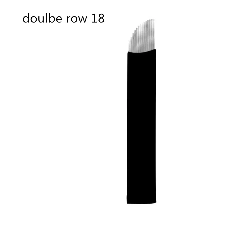 Double Row 18pins Eyebrow Permanent Makeup needles eye line 3d Microblading make up tattoos flat microblade
Double Row 18pins Eyebrow Permanent Makeup needles eye line 3d Microblading make up tattoos flat microblade