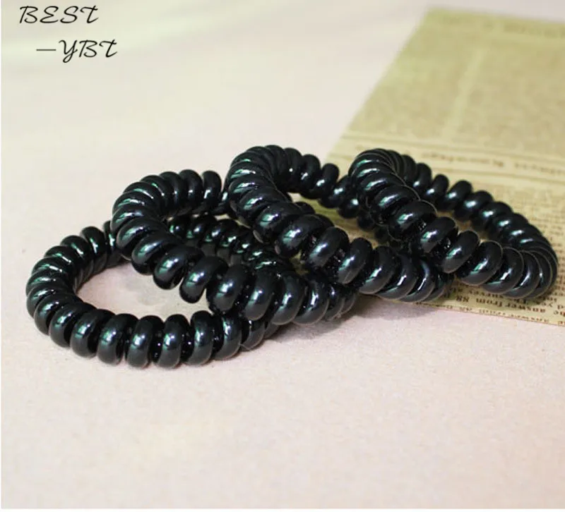 4PCS/lot Women Ladies Girls Hair Bands New Black Elastic Rubber Telephone Wire Style Hair Ties & Plastic Rope Hair Accessories
4PCS/lot Women Ladies Girls Hair Bands New Black Elastic Rubber Telephone Wire Style Hair Ties & Plastic Rope Hair Accessories