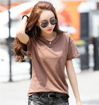 Summer Simple Blank Short Sleeve O-Neck Women Fashion T-shirt Girl Casual Plus Size 2xl 3xl Girls Tshirt Ladies Tops UnderShirt
Summer Simple Blank Short Sleeve O-Neck Women Fashion T-shirt Girl Casual Plus Size 2xl 3xl Girls Tshirt Ladies Tops UnderShirt