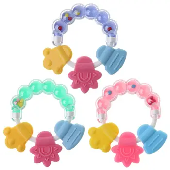 Baby Teether Bell Toys Silicone Shake Sound Educational Rattle Jingle Teething Baby Chew Toys BPA Free Baby Shower Gift
Baby Teether Bell Toys Silicone Shake Sound Educational Rattle Jingle Teething Baby Chew Toys BPA Free Baby Shower Gift