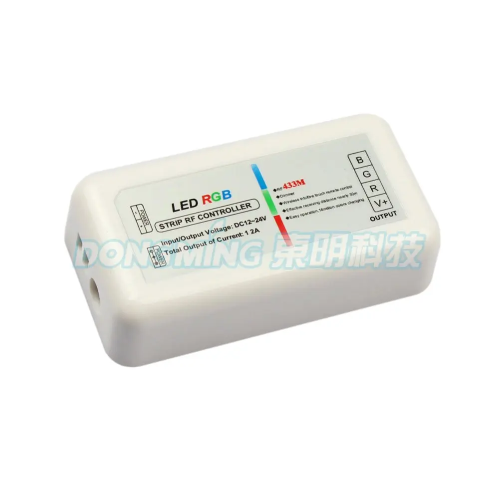 New HOT, 12A DC 12V/24V Wireless Touch RGB Controller For 5050/3528 RGB LED strip, led strip RF remote control free shipping
New HOT, 12A DC 12V/24V Wireless Touch RGB Controller For 5050/3528 RGB LED strip, led strip RF remote control free shipping