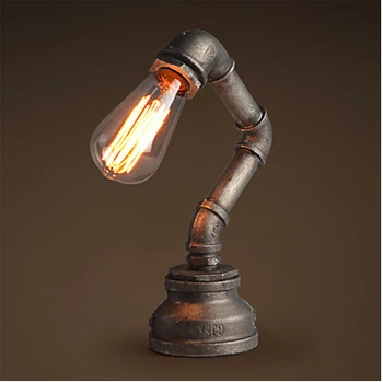 Metal Water Pipe Vintage Desk Lamp Industrial Loft Retro Novelty Table Lamp For Study Room Bar Light, Luminaria De Mesa
Metal Water Pipe Vintage Desk Lamp Industrial Loft Retro Novelty Table Lamp For Study Room Bar Light, Luminaria De Mesa