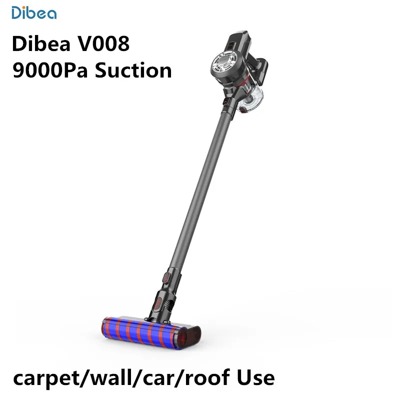 Dibea V008 Portable 2-In-1 Cordless Vacuum Cleaner High Suction Large Electric Ground Brush With LED Light Multiple Accessories
Dibea V008 Portable 2-In-1 Cordless Vacuum Cleaner High Suction Large Electric Ground Brush With LED Light Multiple Accessories