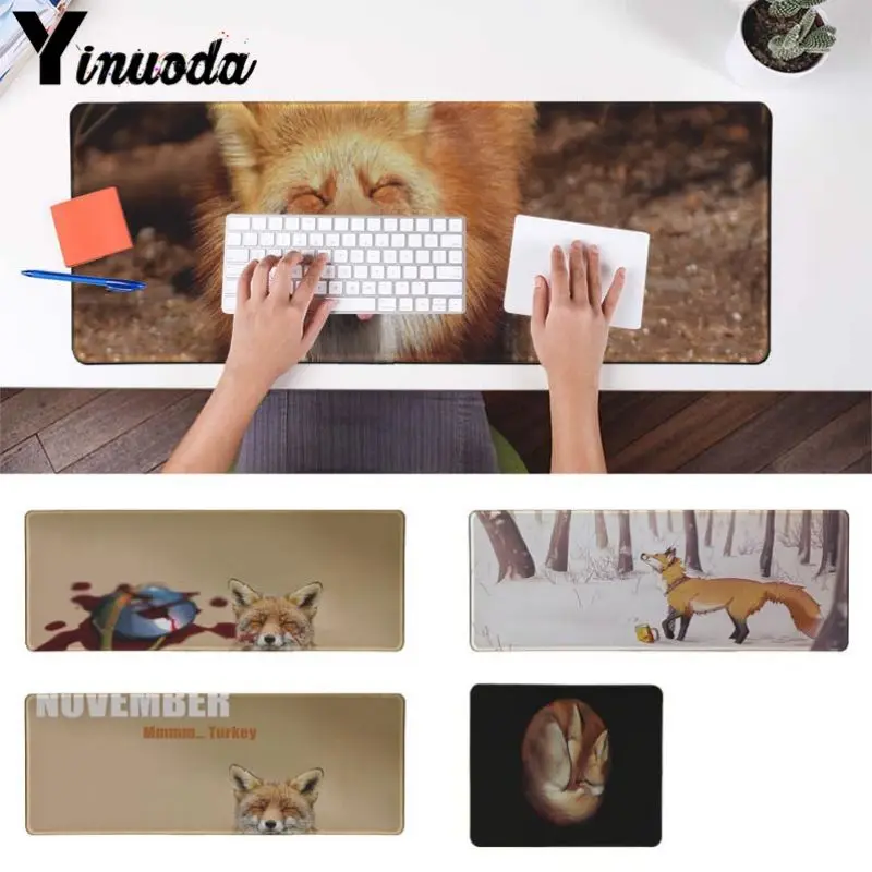 Yinuoda Cool New Animal Fox Office Mice Gamer Soft Mouse Pad Size for 18x22cm 20x25cm 25x29cm 30x90cm 40x90cm
Yinuoda Cool New Animal Fox Office Mice Gamer Soft Mouse Pad Size for 18x22cm 20x25cm 25x29cm 30x90cm 40x90cm
