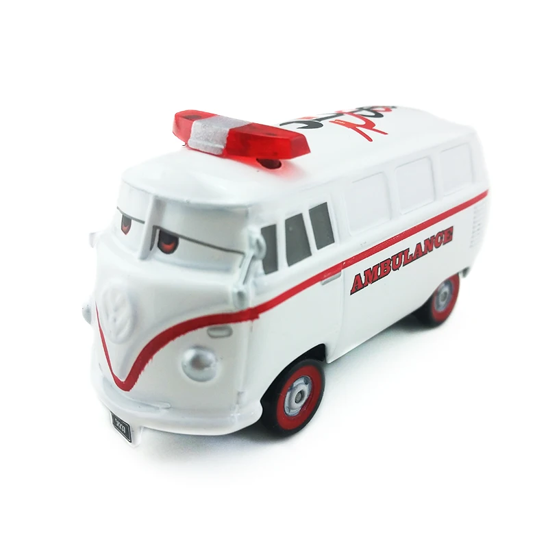 Disney Pixar Cars Fillmore Ambulance 1:55 Diecast Metal Alloy Toy Car Model Loose New Kids Boy Xmas Gift Free Shipping
Disney Pixar Cars Fillmore Ambulance 1:55 Diecast Metal Alloy Toy Car Model Loose New Kids Boy Xmas Gift Free Shipping