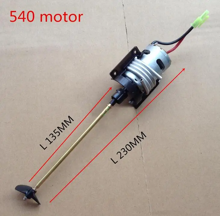DIY 540 RC Boat Motor wDrive Shaft Drive Dog 2-blades Propeller Bushing Kit Set Modify Spare Parts for 30-50cm RC Boat Model
DIY 540 RC Boat Motor wDrive Shaft Drive Dog 2-blades Propeller Bushing Kit Set Modify Spare Parts for 30-50cm RC Boat Model