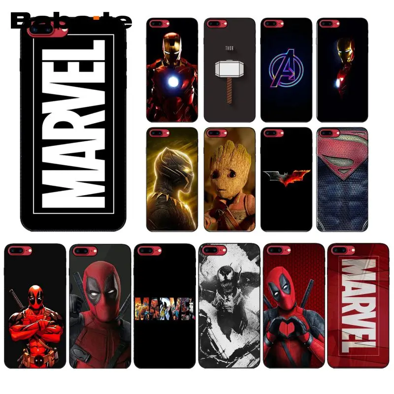 Babaite Deadpool Iron Man Marvel Avengers Phone Case for iphone 11 Pro 11Pro Max 6S 6plus 7 7plus 8 8Plus X Xs MAX 5 5S XR
Babaite Deadpool Iron Man Marvel Avengers Phone Case for iphone 11 Pro 11Pro Max 6S 6plus 7 7plus 8 8Plus X Xs MAX 5 5S XR