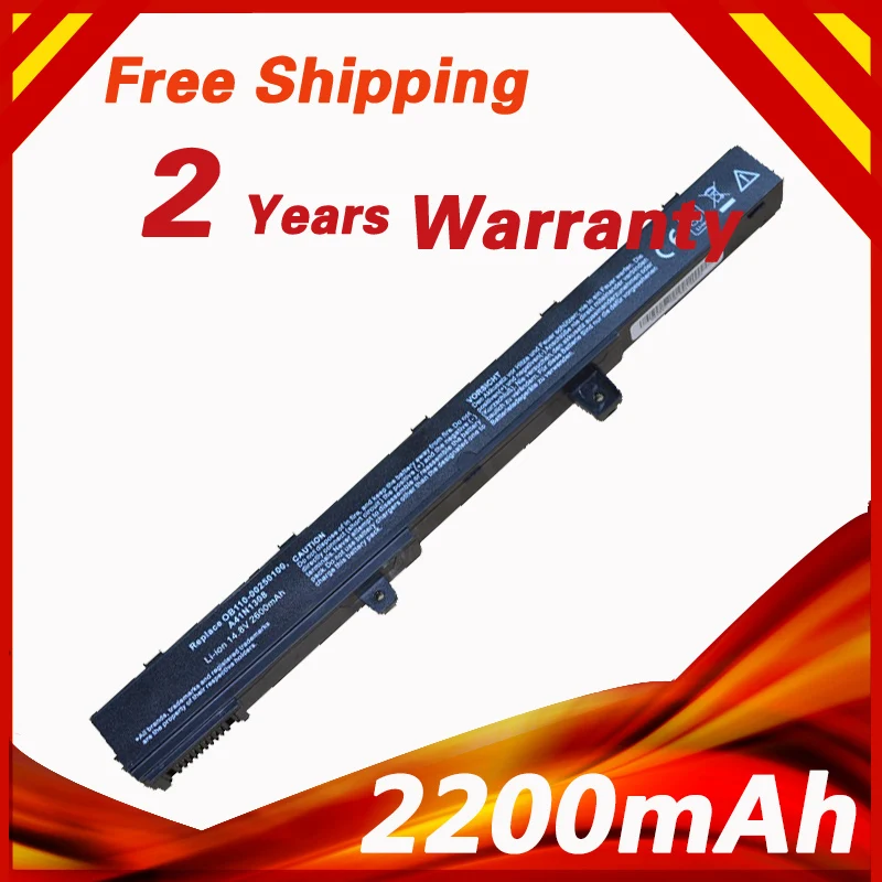 

4 cells 14.8V Laptop Battery For ASUS 0B110-00250100 A41N1308 A31N1319 X451 X551 X451C X451CA X551C X551CA 2200mAh