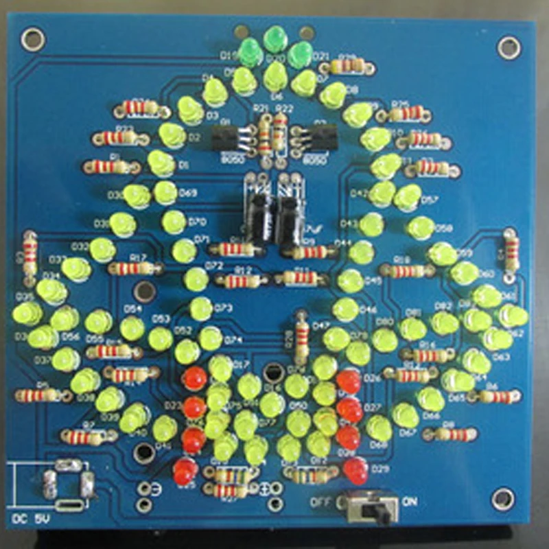 Wobbly ветровой колокольчик Забавный Электронный Набор DIY отжим 83 светодиода ветровой колокольчик 5V 9V 92*89MM
Wobbly ветровой колокольчик Забавный Электронный Набор DIY отжим 83 светодиода ветровой колокольчик 5V 9V 92*89MM
